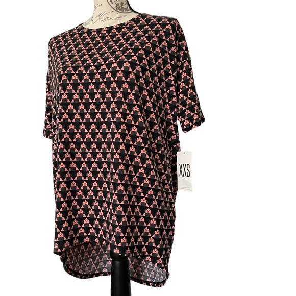 LulaRoe Irma Disney Minnie Mouse Print Oversized Shirt Size XXS NWT - Picture 3 of 7